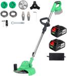 

Триммер аккумуляторный бесщеточный Zitrek GreenCut 20V (20 В, Li-ion аккумулятор 2 шт) черно-зеленый, Черный/зеленый