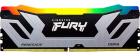 

Оперативная память Kingston DDR5 24Gb 8400MHz Fury Renegade Silver RGB (KF584CU40RSA-24), Черный/серебристый