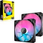 Вентилятор для корпуса Corsair iCUE LINK RX140 RGB, 2x140mm, Black (CO-9051020-WW)