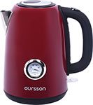 Чайник электрический Oursson Oursson EK1752M/DC (Темная вишня) гриль oursson eg2010s dc темная вишня