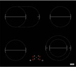 фото Встраиваемая электрическая варочная панель franke fhr 604 c tod bk