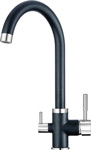 Кухонный смеситель Granula GR-2168 с краном для питьевой воды шварц кухонный смеситель granula gr 2088 невысокий с краном для питьевой воды арктик