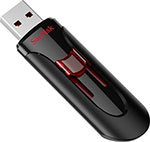 Флеш-накопитель Sandisk USB3 32GB SDCZ600-032G-G35 черный/красный флеш накопитель sandisk usb3 32gb sdcz600 032g g35 красный