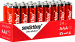 Батарейки  Smartbuy LR03 SR4 24шт батарейки zmi rainbow zi7 aaа 24шт 3059778