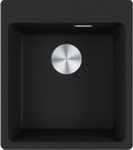 Кухонная мойка FRANKE MRG 610-39 FTL черный матовый, вентиль-автомат (114.0696.191)