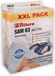 Набор пылесборников Filtero SAM 03 (8) XXL PACK, ЭКСТРА набор пылесборников filtero brk 01 3 экстра