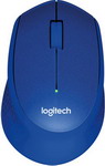 Мышь Logitech M 330 SILENT PLUS Blue мышь a4tech fstyler fg20 ash blue