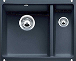 Кухонная мойка Blanco 523747 SUBLINE 350/150-U керамика черный PuraPlus с отв.арм. InFino форма для запекания 27х20 см керамика прямоугольная бордовая градиент cakes gradient