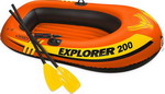 Лодка надувная Intex Explorer 200 Set 58331 лодка explorer pro 200 2 местая 196 х 102 х 33 см вёсла насос от 6 лет до 120 кг 58357np intex