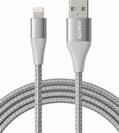 

Кабель ANKER Powerline+ II with lightning connector 90 см. серебряный