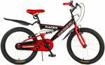 Велосипед детский TOPGEAR ''Racer'', ВН20200, черно-красный, 20 детский велосипед giant arx 16 f w год 2022 красный