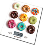 Кухонные весы Endever Skyline KS-521, рисунок Пончики