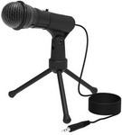 Микрофон настольный Ritmix RDM-120 Black проводной телефон ritmix rt 005