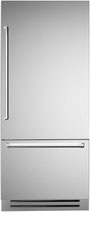 фото Встраиваемый двухкамерный холодильник bertazzoni ref905bbrxtt