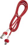 

Дата-кабель Red Line Candy, USB - Micro USB, красный