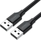 

Кабель Ugreen US102, USB 2.0, A Male to A Male Cable, 3 м, черный (30136)