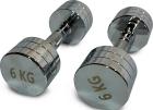 

Гантель Unix Fit PRO, круглая, хромированная, 6 кг