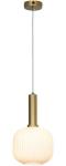 

Подвесной светильник Lussole Loft Ondulati LSP-8354, Золотистый/белый