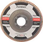 

Круг лепестковый торцевой Patriot EXPERT 115 мм, 22.23 мм, P60, цирконий