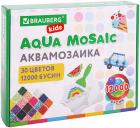 

Аквамозаика Brauberg 30 цветов, 12000 бусин с трафаретами, инструментами, аксессуарами (664917)