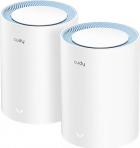 

Бесшовный Mesh роутер Cudy M1200 (M12002-PACK) белый, 2 шт
