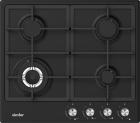 

Газовая варочная панель Simfer H60V41B525, черный, Черная сталь