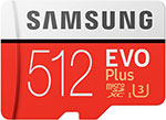 

Карта памяти Samsung microSDXC 512Gb Class10 EVO+ с адаптером MB-MC512HA/RU