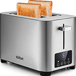 Тостер Kitfort KT-2048 тостер homestar hs 2002 750 вт 7 режимов прожарки 2 тоста бирюзовый