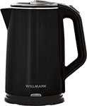 Чайник электрический WILLMARK WEK-2012PS черный электровафельница willmark wm 280
