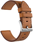 фото Универсальный кожаный ремешок lyambda для часов 22 mm nembus lwa-s41-22-br brown