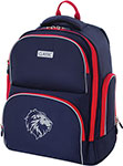 Рюкзак Brauberg CLASSIC, легкий каркас, премиум материал, Lion, синий, 37х32х21 см, 228829 рюкзак ninetygo urban daily backpack синий