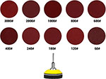 Набор шлифовальных кругов для гравера Deko RT101 101 предмет