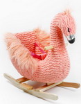 Качалка Amarobaby Фламинго (Flamingo) розовый 59х35х66 см (AMARO-28AF-R0)