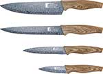 Набор кухонных ножей Bergner NATURA 4 шт. нерж. сталь