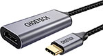USB-С адаптер (хаб) Choetech USB-C в HDMI, 4K@60 Гц, 0.2 м, серый (HUB-H10)