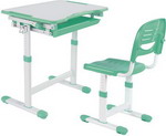Комплект парта + стул трансформеры FunDesk PICCOLINO Green  515964