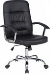 Кресло Brabix ''Bit EX-550'', хром, экокожа, черное, 531838 кресло офисное brabix premium omega ex 589 экокожа черное 532094