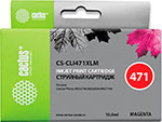 Картридж струйный Cactus (CS-CLI471XLM) для CANON PIXMA MG5740/6840/7740, пурпурный картридж струйный cactus cs cli471xlm для canon pixma mg5740 6840 7740 пурпурный
