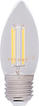 Лампа филаментная Rexant CN35, 9.5 Вт, 950 Лм, 4000 K, E27, прозрачная колба
