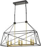 

Подвесной светильник Vele Luce Clemente VL4272P06, Черный