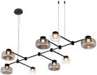 

Подвесная светодиодная люстра ST Luce Vallo (SL6005.403.08), Дымчатый/черный