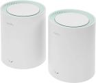Бесшовный Mesh роутер Cudy M1300 (M13002-PACK) белый, 2 шт