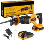 

Сабельная пила, аллигатор Deko DKRS20, 20В, 2х2.5Ач (085-1129)