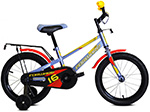 Велосипед Forward METEOR 16 2019-2020  серо-голубой/желтый  RBKW0LNG1043