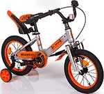 фото Велосипед mobile kid roadway 14 silver orange