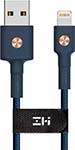 Кабель Zmi USB/Lightning MFi 100 см (AL803), синий