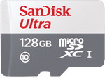 Карта памяти Sandisk Ultra 128ГБ microSDXC C10 UHS-I 100МБ/с (SDSQUNR-128G-GN6MN) карта памяти sandisk microsdxc 128gb class 10 ultra uhs i 100mb s sdsqunr 128g gn6mn