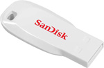 Флеш-накопитель Sandisk Cruzer Blade [2.0 16 Gb пластик белый] флеш накопитель sandisk cruzer glide [3 0 64 gb пластик ]