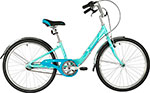 Велосипед Novatrack 24 ANCONA  алюм.рама 12  зеленый  3-скор  пер.торм. V-brake 24AH3V.ANCONA.12GN20