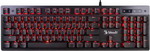 Клавиатура игровая проводная A4Tech Bloody B500 серый клавиатура игровая проводная a4tech bloody b3590r красный